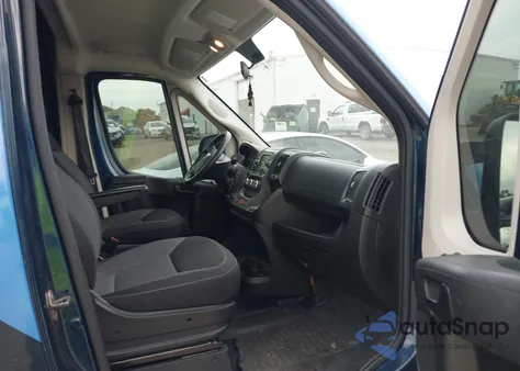 2021 Ram Promaster 1500 High Roof 136 Wb из США, поврежденный, VIN 3C6LRVBG5ME578111